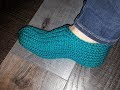 (English & French video) HOW TO MAKE Easy SLIPPERS/PANTOUFLE facile/Addi expressKiingsize