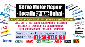 How to install Parker SSD Parvex Encoder Align Resolver Angle Adjust Servo Motor Drive data