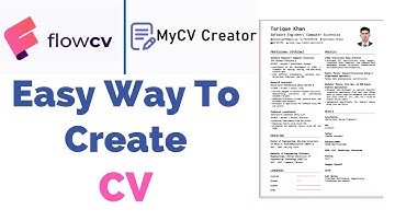 How to Create a Professional CV/Resume for Free Using FlowCV  | Step-by-Step Tutorial.