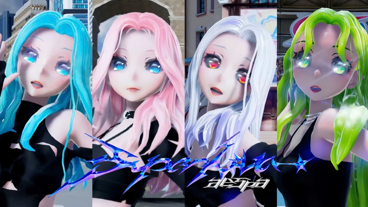[MMD] Miku.Haku.Luka.Gumi - aespa 에스파 'Supernova' + MODELS DL