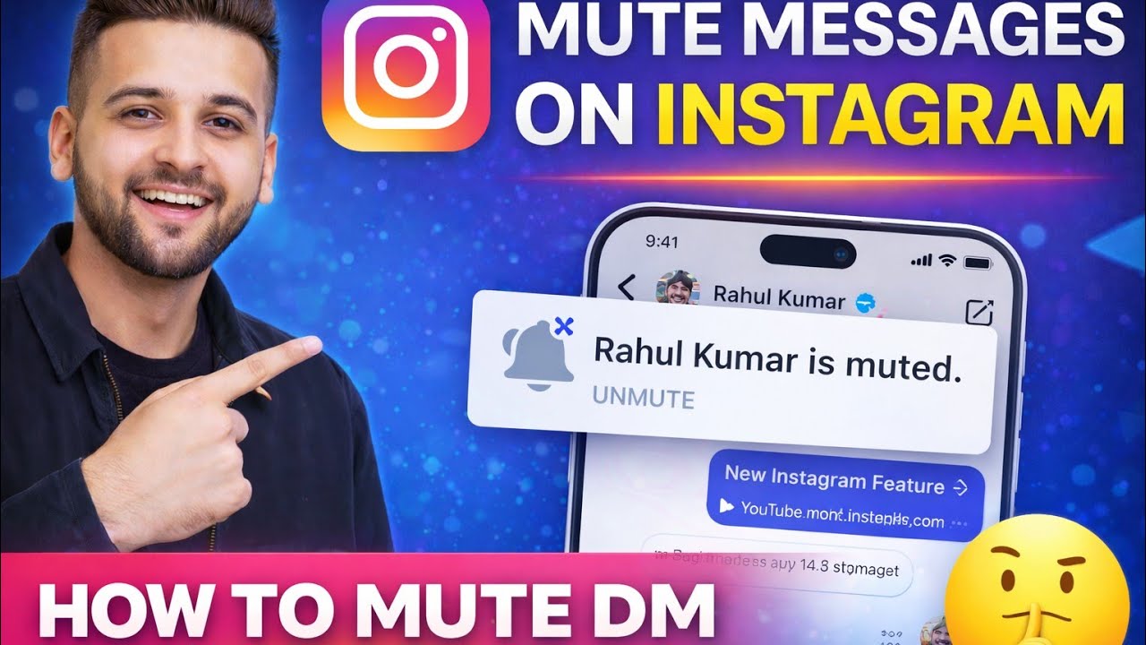 How to Mute Messages😱 on Instagram | Instagram DM Mute Feature (2026)Instagram DM Mute Kaise Kare |