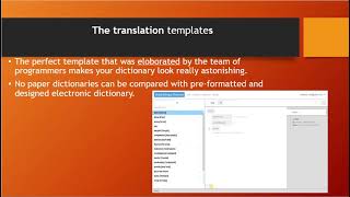 Testing tools for writing and publishing e-dictionaries