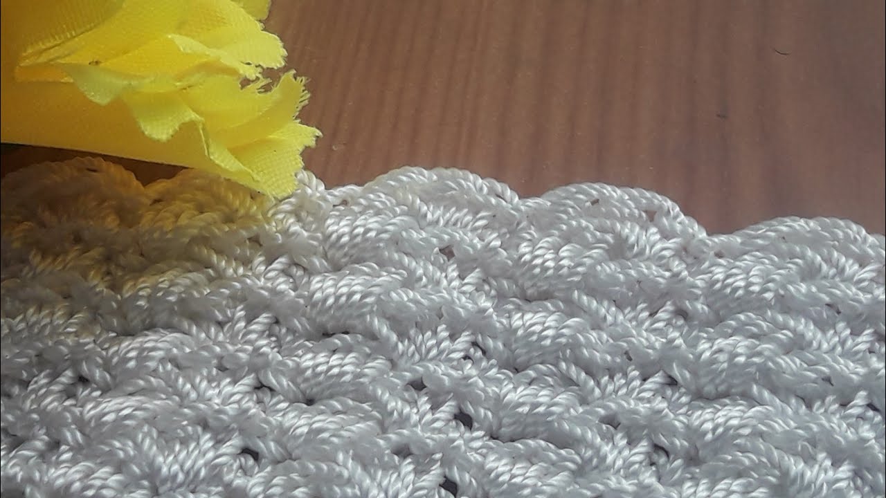 We repeat only one row !!You love this easy crochet stich #video - YouTube