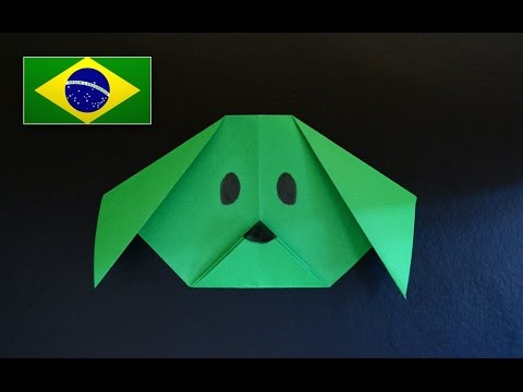 Vídeo: Como Fazer Um Cachorro De Origami
