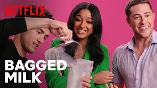 Pouring Bagged Milk Canadian Style | Never Have I Ever | Netflix