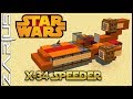 Minecraft: Star Wars: X-34 Speeder Tutorial.