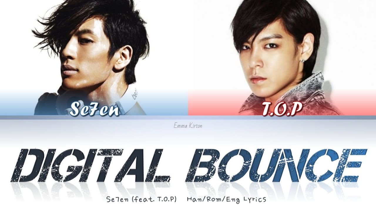 SE7ENセブン★韓国盤CD『DIGITAL BOUNCE』T.O.P Se7en (세븐) - Digital Bounce (feat. T.O.P) - Han/Rom/Eng