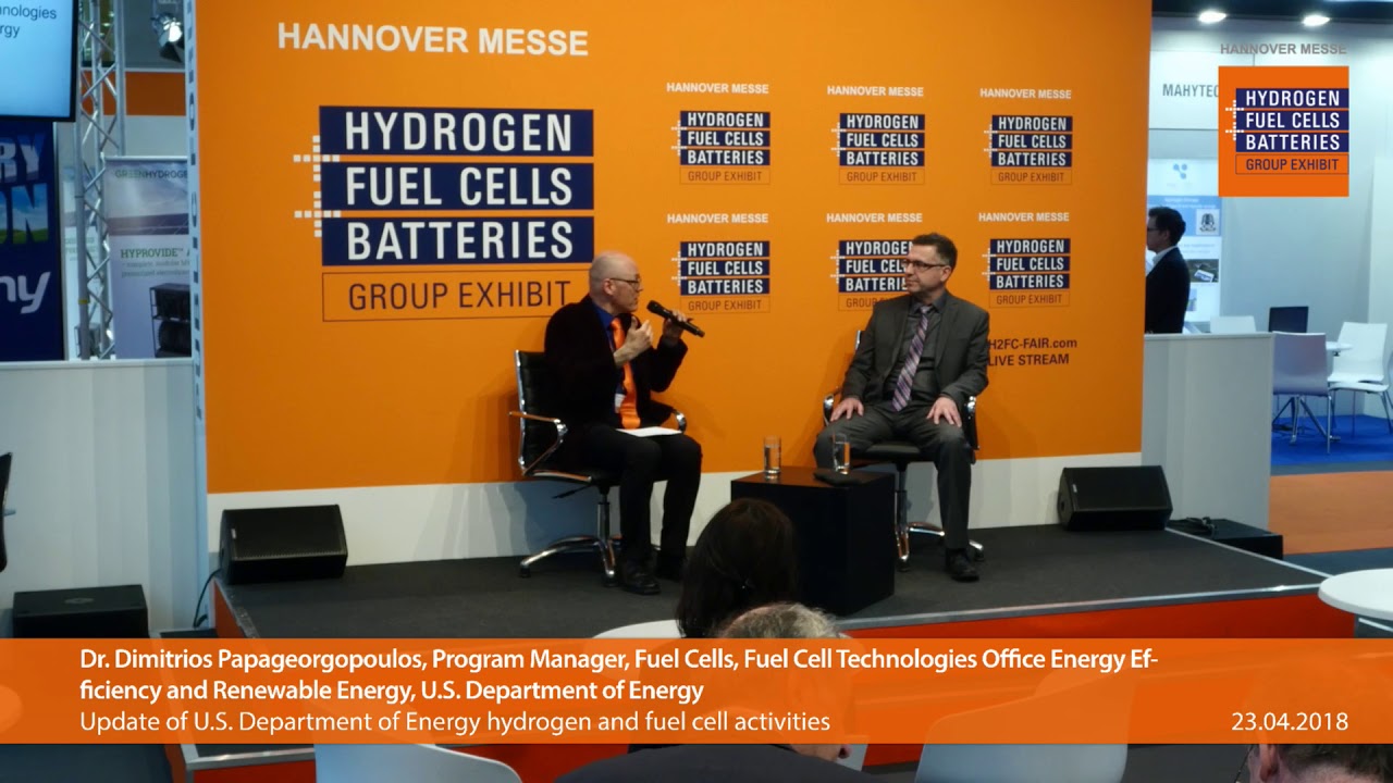 Update of U.S. Department of Energy hydrogen and fuel cell activities ...