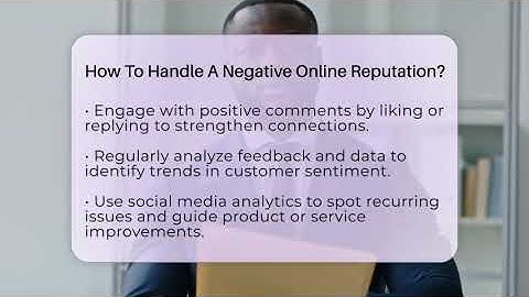 How To Handle A Negative Online Reputation? - Everyday-Networking