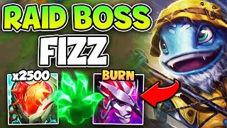 Fizz but I'm a legit Raid Boss with over 8000 Health (TANK THE WHOLE ENEMY TEAM)