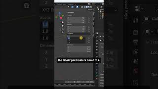 Difference between Scale and Dimensions in Blender  #tutorial #blenderforbegginer #blender