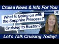 Cruise news sapphire princess going to alaska crew drill becomes crew emergency cruise to boston