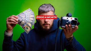 How To Make $1000 a Month With a Camera | A Realistic NOBS Guide