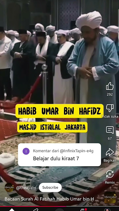Aliran Qiro'at Macam Apa Bacaan Habib Umar.? Kenapa Baca Basmalahnya Begini..? musTOqim.?