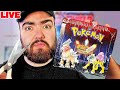 Opening a £30,000 VINTAGE 1st Edition Pokémon Box LIVE