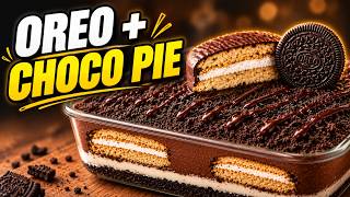 Oreo & Choco Pie No-Bake Dessert in 10 Minutes!