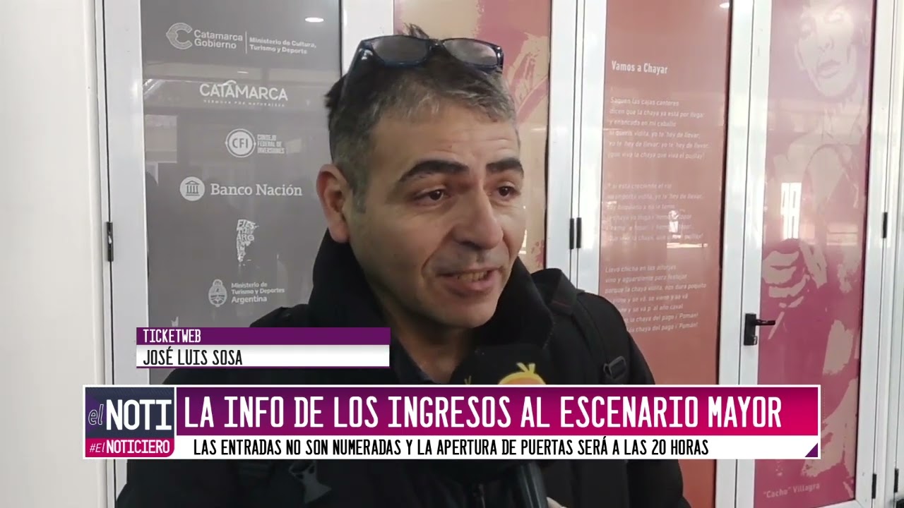 Ingresos al escenario mayor