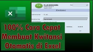 Cara cepat membuat kwitansi otomatis di ...