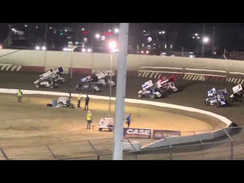 World of Outlaws NOS Energy Drink Sprint Cars at Thunderbowl Raceway, March 11, 2022 Heat Race 1