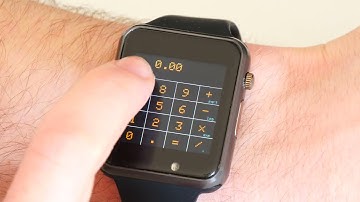 Calculator for TTGO T-Watch (with more than just the basic functions)