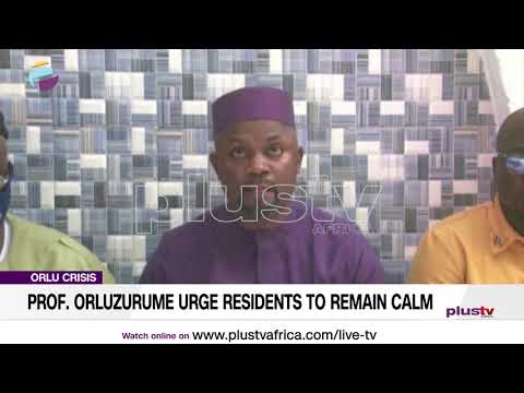 Orlu Crisis: Prof. Orluzurume Urge Residents to Remain Calm | NIGERIA