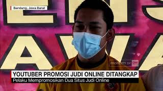 Youtuber Promosi Judi Online Ditangkap Polisi