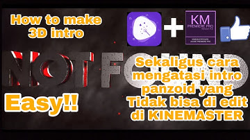 CARA MUDAH MEMBUAT INTRO 3D DI HP - PANZOID
