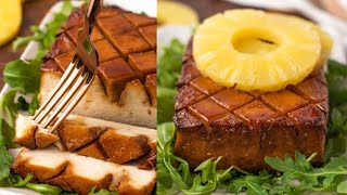 Holiday Roast Tofu with Pineapple Glaze