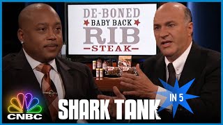 Mr. Wonderful & Daymond Face Off | Shark Tank in 5