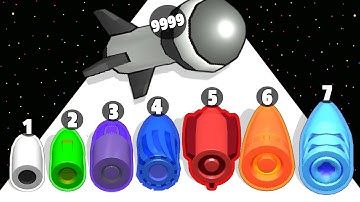 Bullet City - Level Up Bullet Max Level Gameplay (Bullet Merge Run)