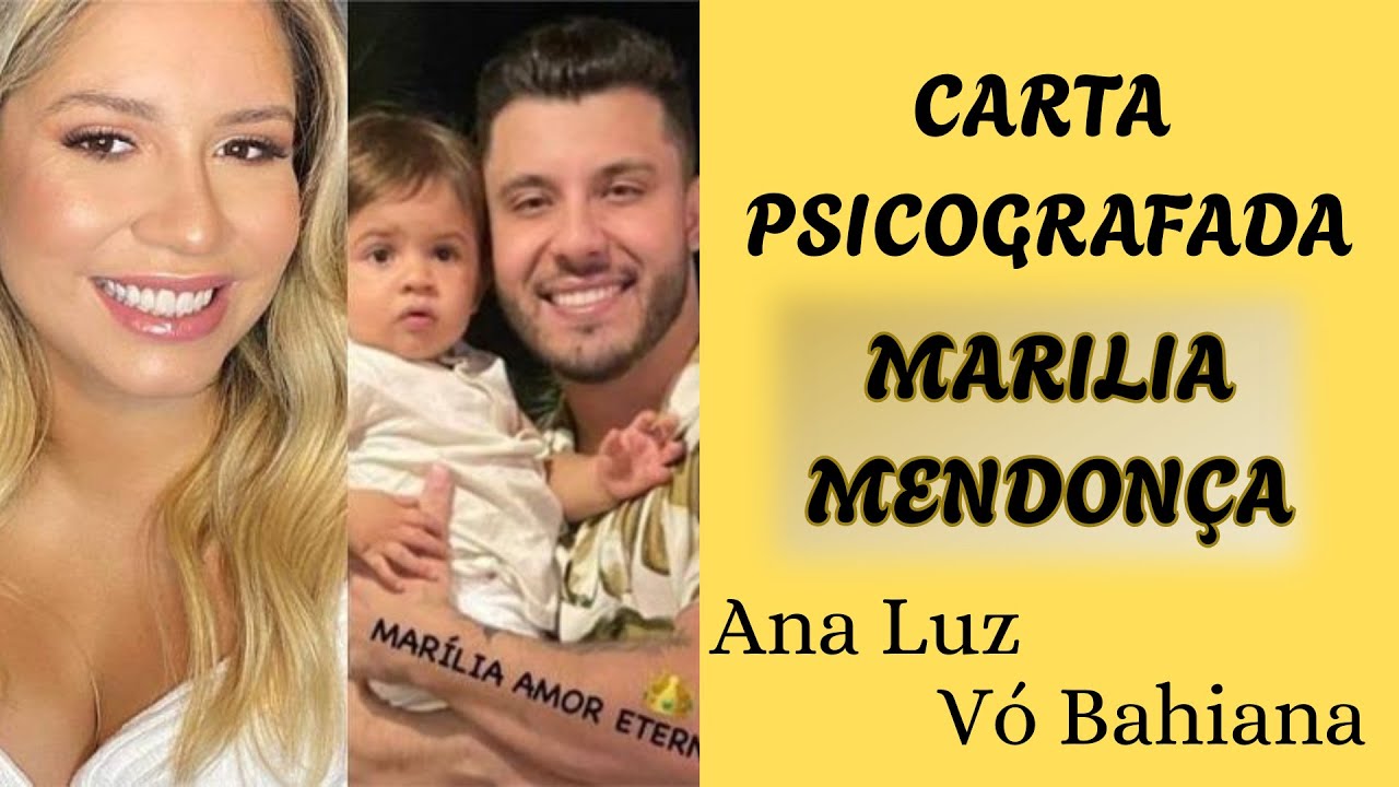 Marilia Mendonça carta psicografada Leo transmitida espiritualista Ana Luz,Vó Bahiana🔮47-99747-9753