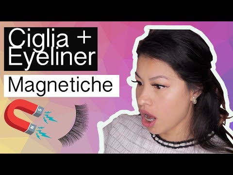 Come applicare le CIGLIA magnetiche + Eyeliner MAGNETICO facile 🔥 - Vania Lezama