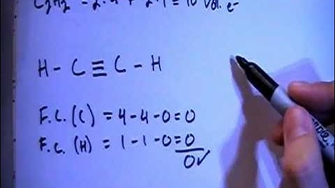 Acetylene or Ethyne C2H2 Lewis Dot Structure