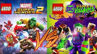 LEGO Marvel Super Heroes 2 Vs LEGO DC Super Villians!! Which Game is Better?!