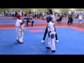 Taekwondo ITF Мухин Дмитрий (RUS) - Нуруллин Тимур (RUS) 1/2 Минск Кубок СНГ 2015