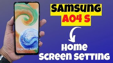 Samsung A04s Home Screen Setting || Home Screen App Grid Size Change