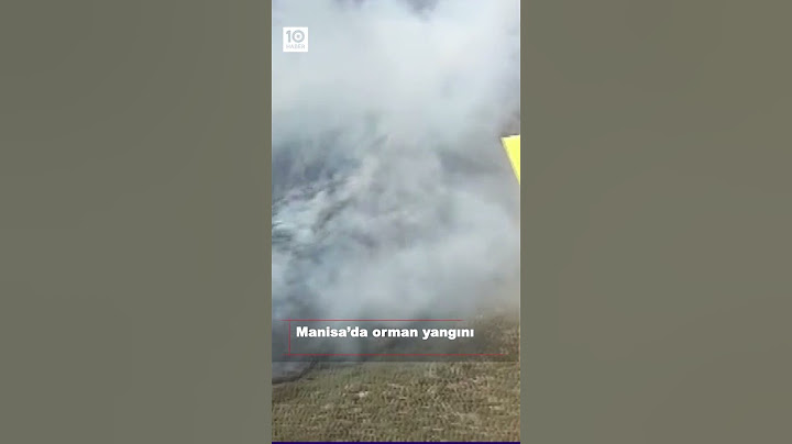Manisa'da orman yangını #shorts