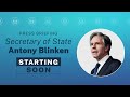 Secretary Blinken Delivers Remarks to the Press - 2:20 PM