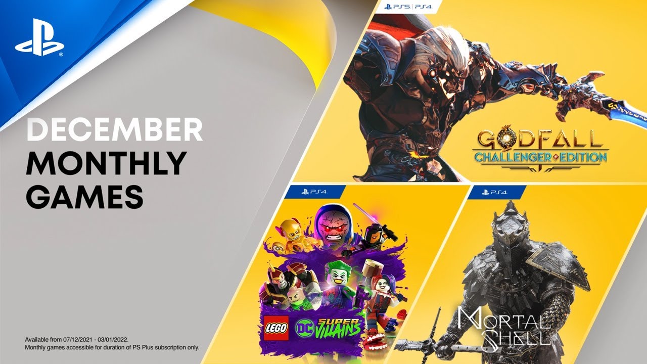 Ps Plus December 21 Godfall Challenger Edition Lego Dc Super Villains Mortal Shell Ps5 Ps4 Youtube Ps Plus December 21 Godfall Challenger Edition Lego Dc Super Villains Mortal Shell Ps5 Ps4 Youtube
