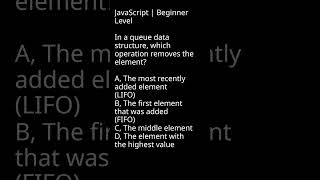 Most Common Operation in a Queue Data Structure #GrowthThroughCode #LearnToCode #ProgrammersCorner