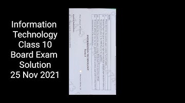 term 1 computer answers class 10 board exam answers of information technology class 10 term 1 exam