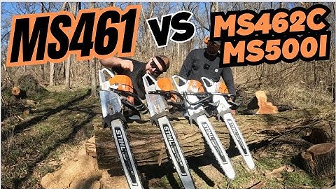 STIHL MS461 Vs Its Replacements. Old vs New Chainsaws. #firewood #chainsaw