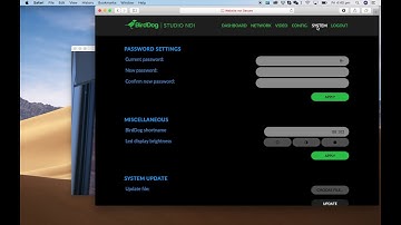 BirdDog Studio 2.5 Firmware update and NDI Decode instructions