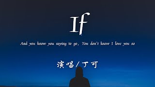 丁可 - If 『And you know you saying to go，You don't know I love you so。』【Lyrics】♪