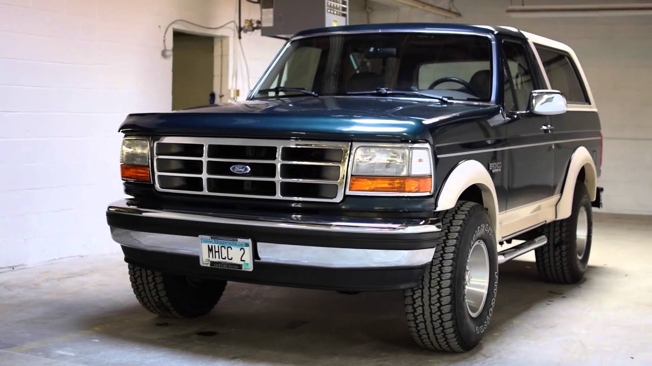 1993 Ford Bronco Eddie Bauer Edition Morrie S Heritage Connection