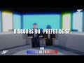 Discours du préfet SF’RP 🇫🇷