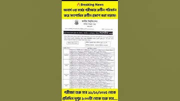 অনার্স ৩য় বর্ষের পরীক্ষার নতুন রুটিন প্রকাশ | Honours 3rd Year Exam Routine Change #nunu #exam