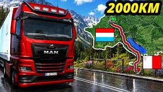ETS2 Longest Delivery - Luxembourg to Malta | Euro Truck Simulator 2 screenshot 5