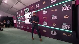 Travis Kelce 2023 CMT Music Awards Red Carpet