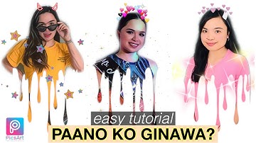 HOW TO EDIT DRIPPING EFFECT ON PICSART | EASY TUTORIAL  LYNDELLICIOUS